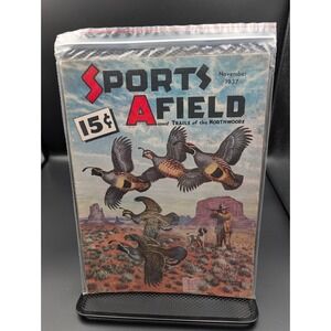 Vintage Sports Afield Magazine 1937 November Issue Bird Game Hunting Cover